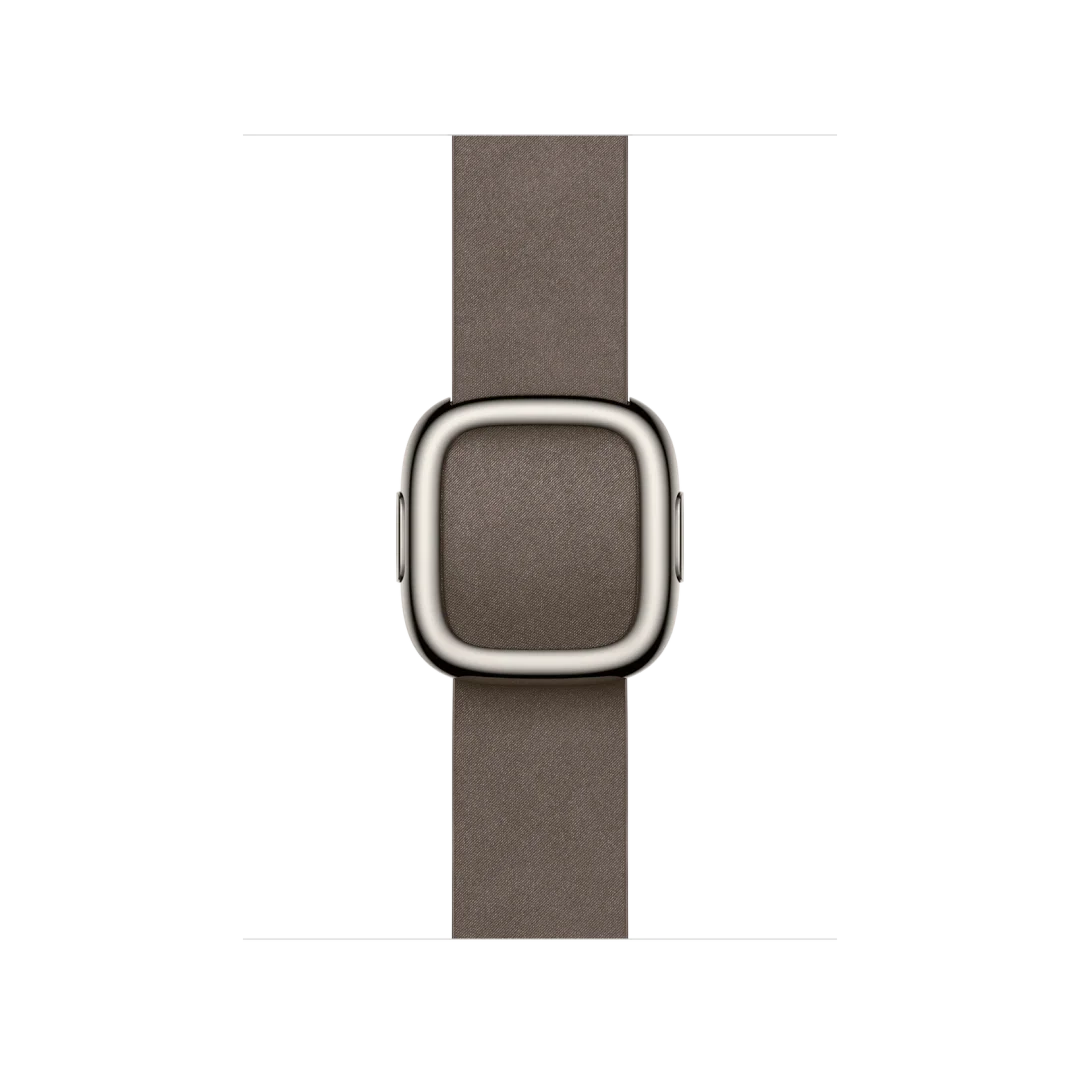 Modern Buckle Leather Watch Band view 1
