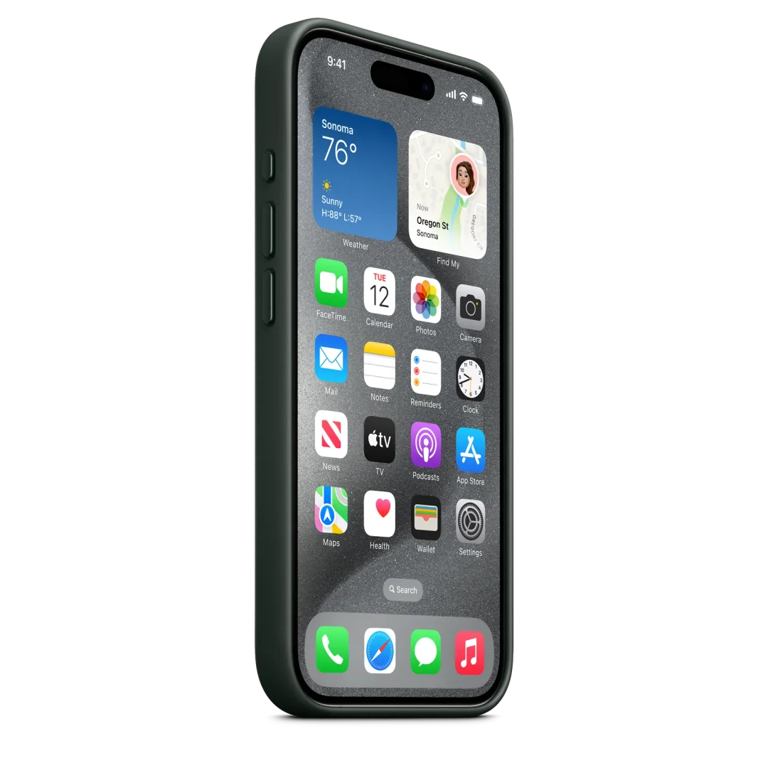 iPhone 15 Pro FineWoven Case with MagSafe view 6