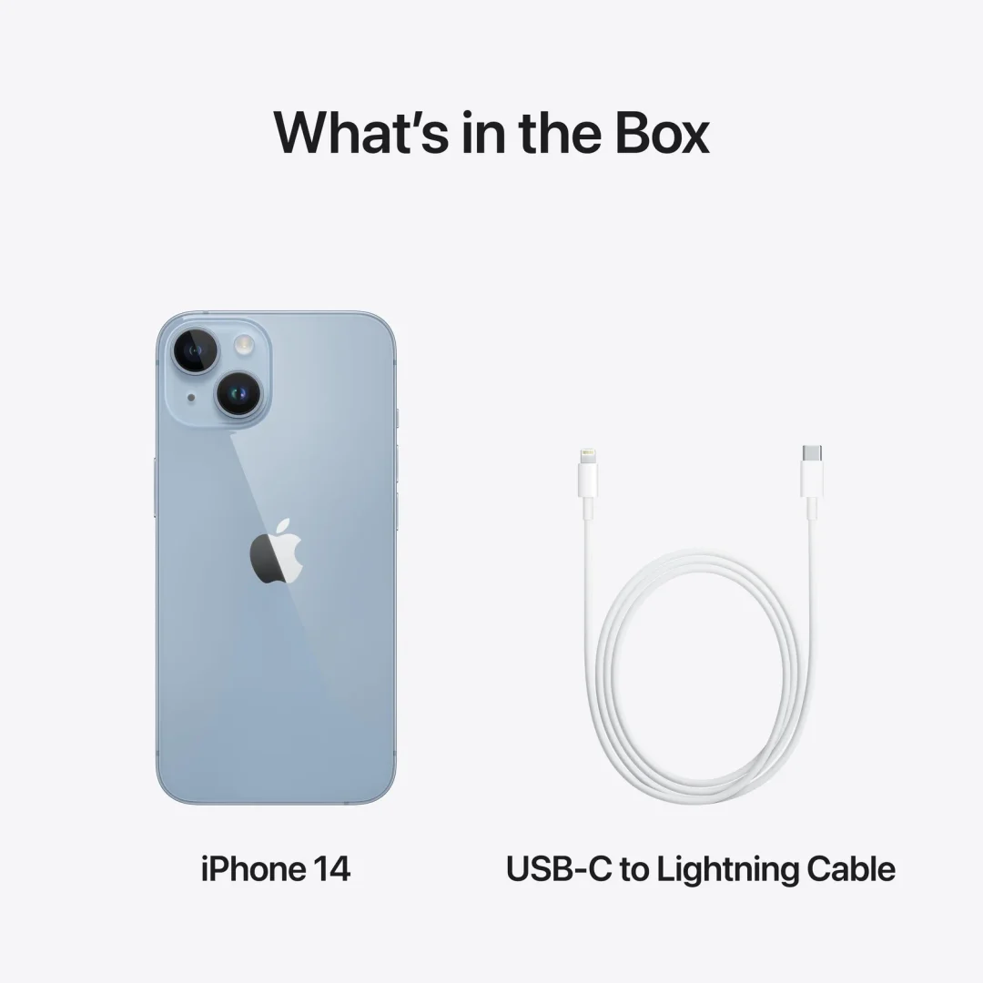Apple iPhone 14 - Light Blue view 3