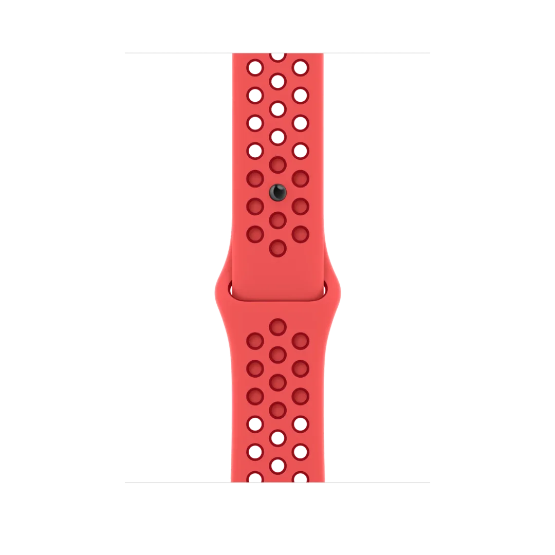 White Sport Band with Black Perforations for Smartwatch view 6