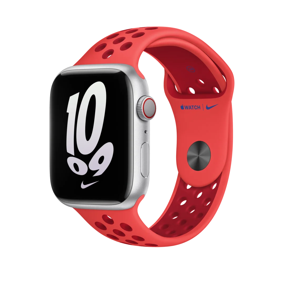 White Sport Band with Black Perforations for Smartwatch view 4
