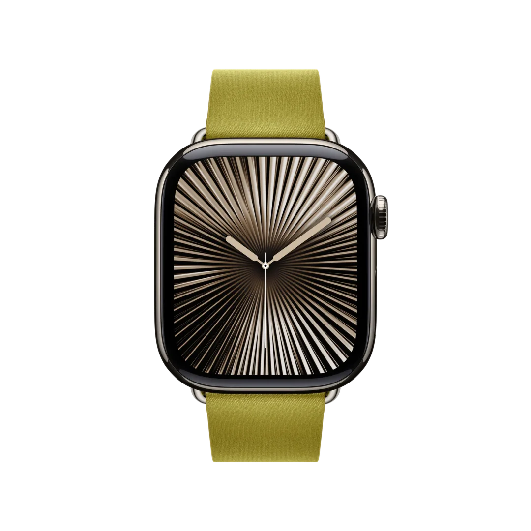 Modern Buckle Leather Watch Band view 4