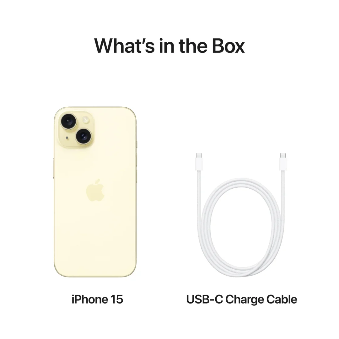iPhone 15 - Yellow view 4